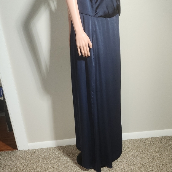 After Six Navy Blue Maxi Dress - Picture 8 of 12